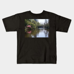 Peace and calm as the water flows Kids T-Shirt